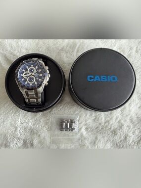 Casio Edifice EFR-539D-2AV Blue Chronograph Men’s Watch